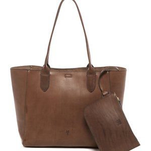 Frye Casey Leather Tote & Pouch